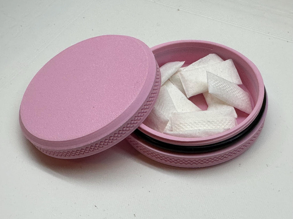 Small Zyn Can 3-Pack: Snus Storage Tin with O-Ring Seal