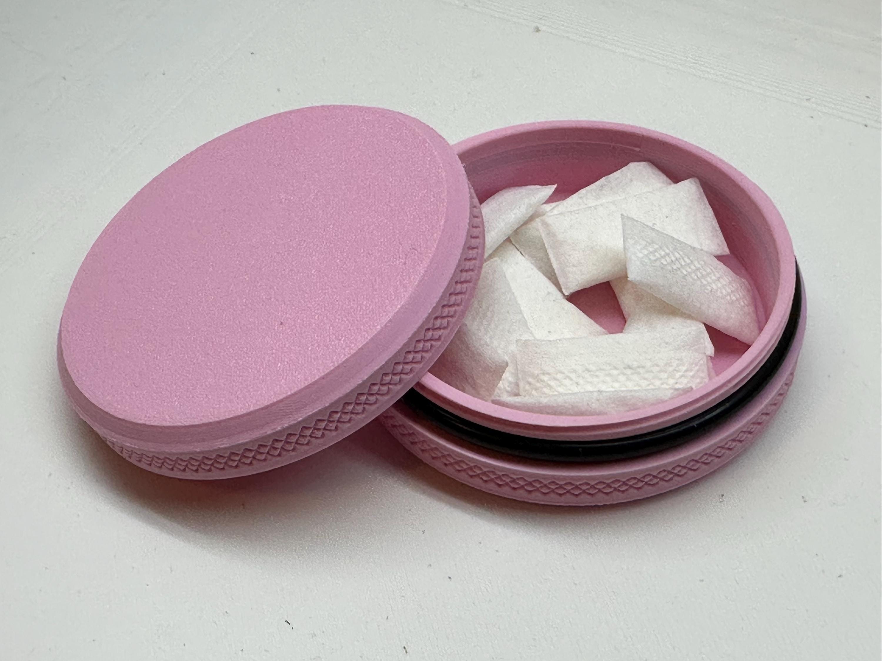 Small Zyn Can 3-Pack: Snus Storage Tin with O-Ring Seal